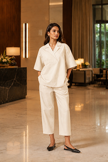 Evie Offwhite Co-ord