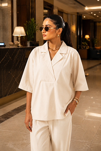 Evie Offwhite Co-ord
