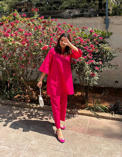 ZIVA PINK CO-ORD SET