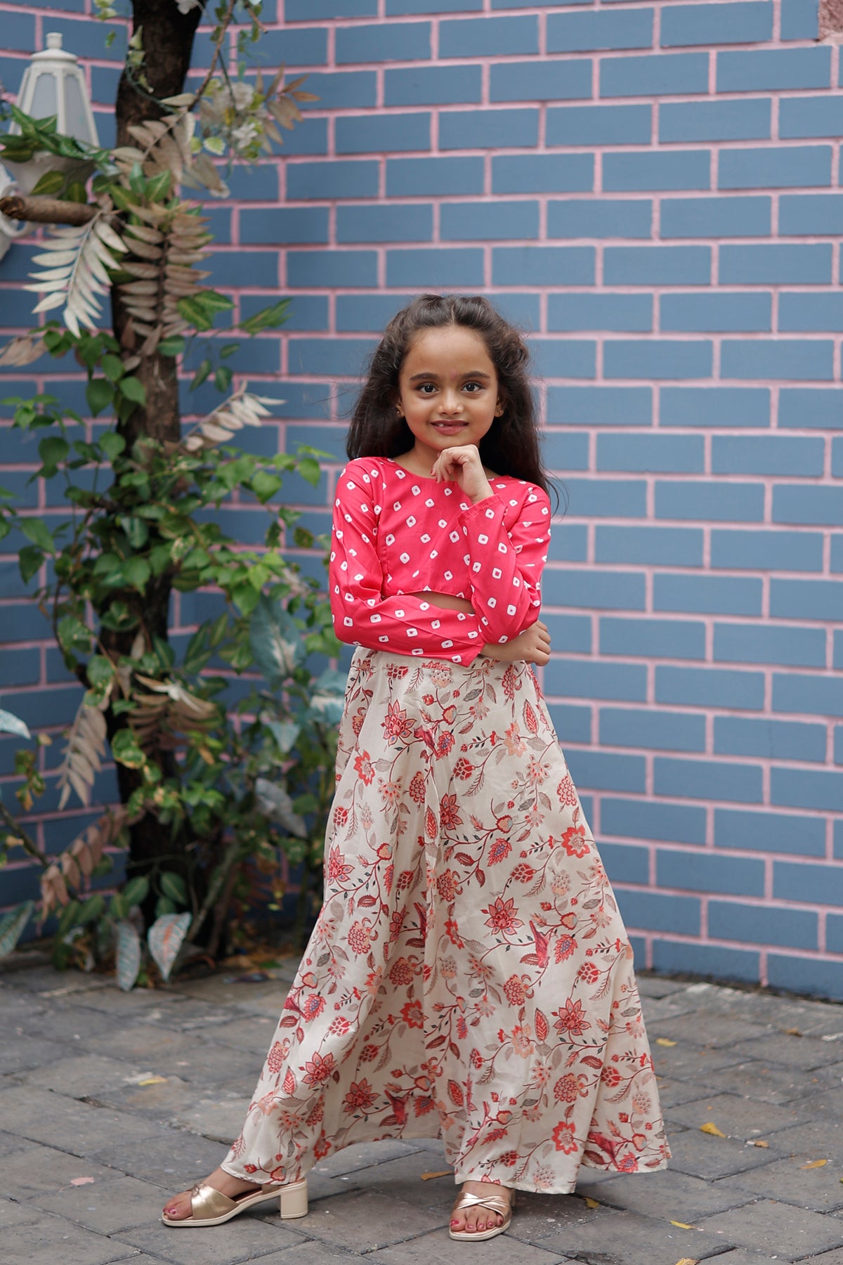 Stylish Kids Printed Lehenga Choli