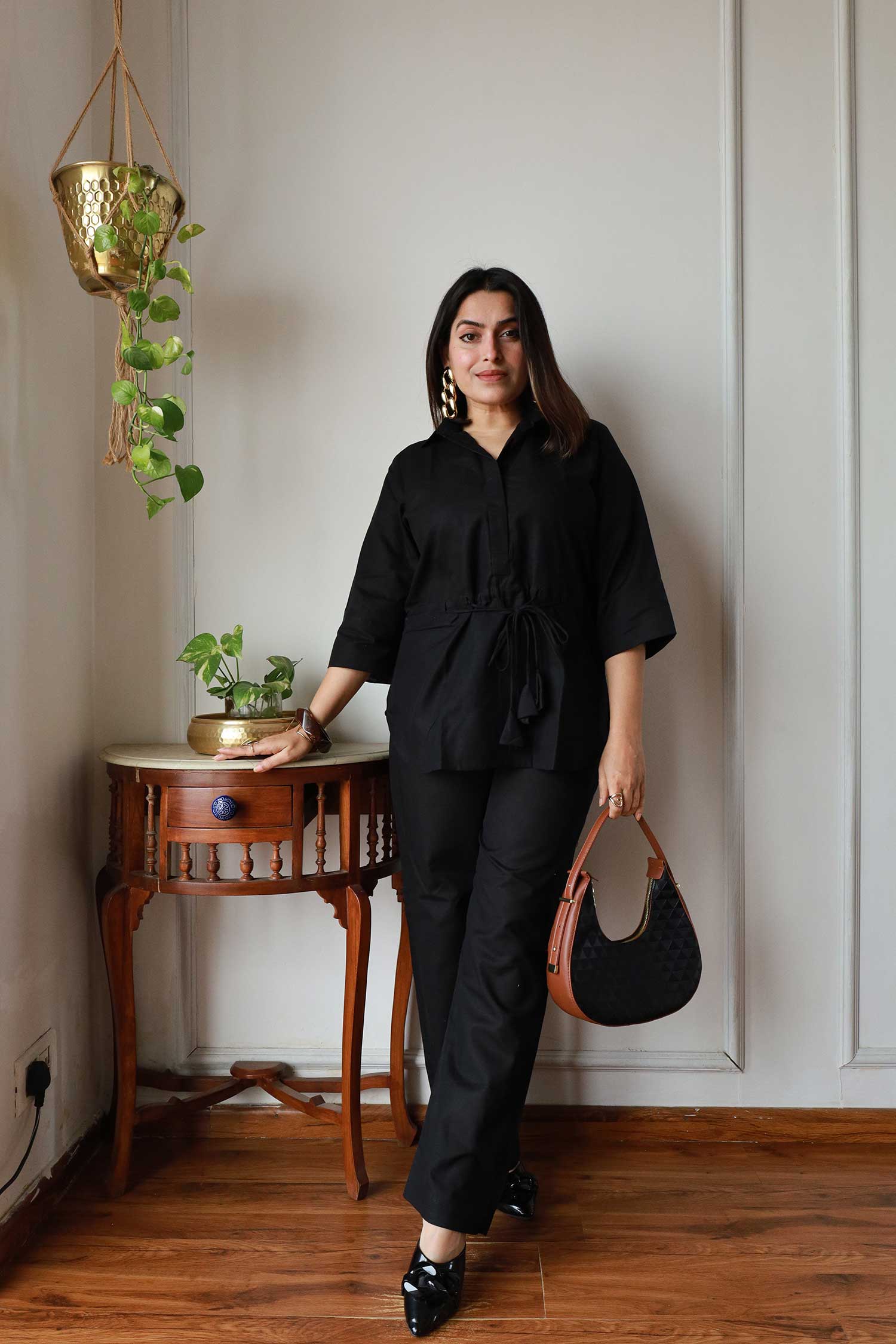 Siyona Black Co-ord Set