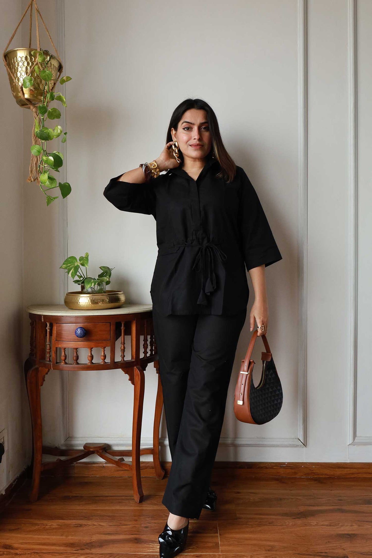 Siyona Black Co-ord Set