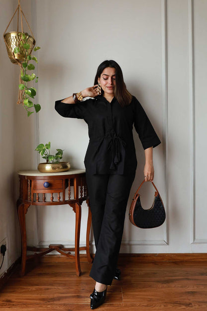 Siyona Black Co-ord Set