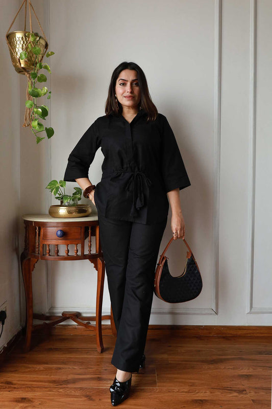 Siyona Black Co-ord Set