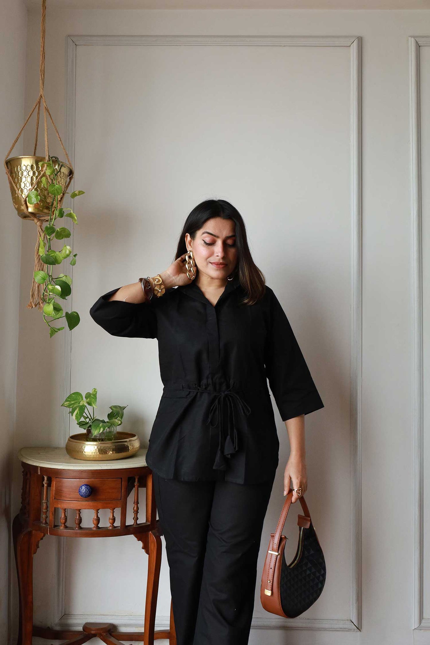 Siyona Black Co-ord Set