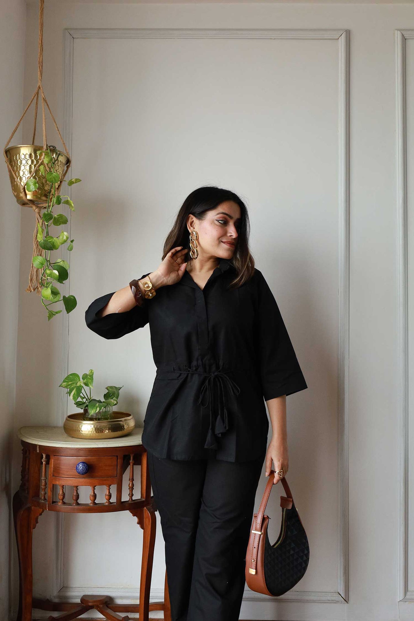 Siyona Black Co-ord Set