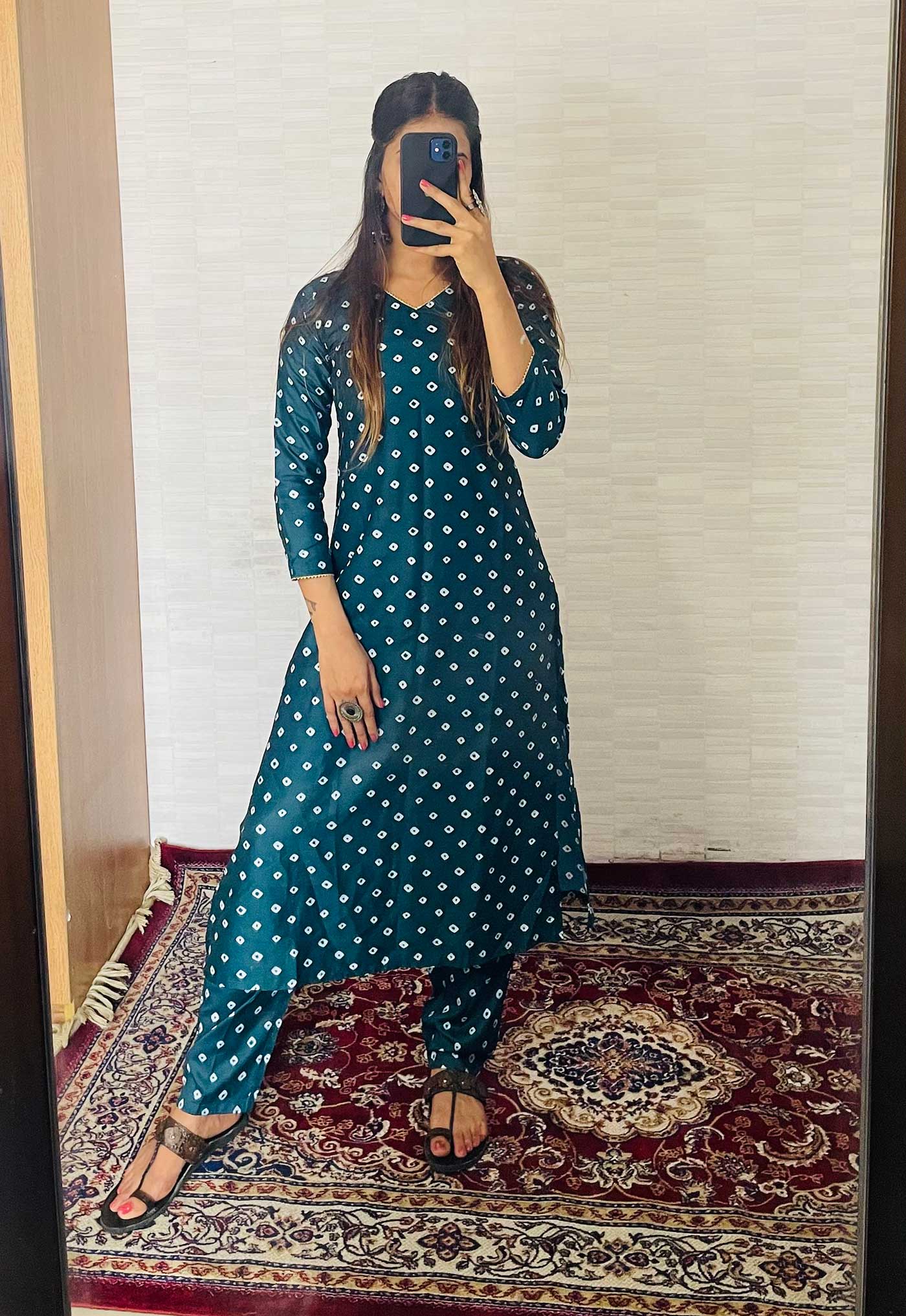 SUHANA DOLA SILK KURTA SET