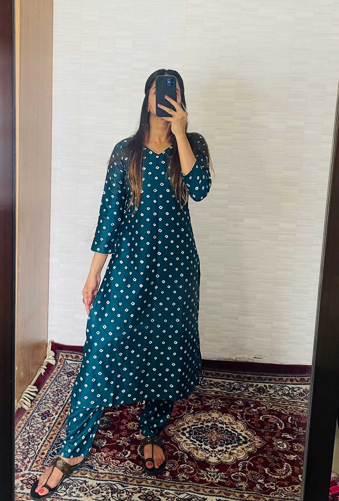 SUHANA DOLA SILK KURTA SET