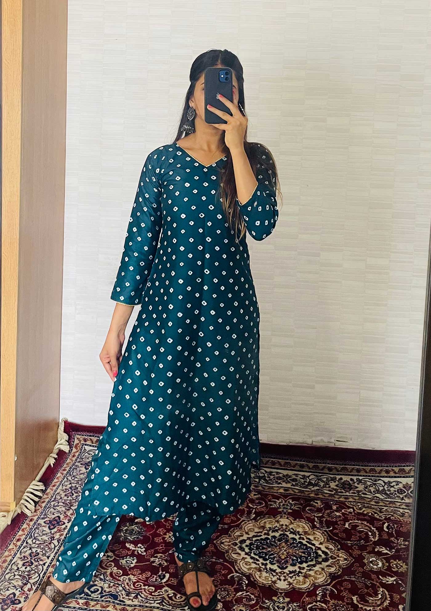 SUHANA DOLA SILK KURTA SET