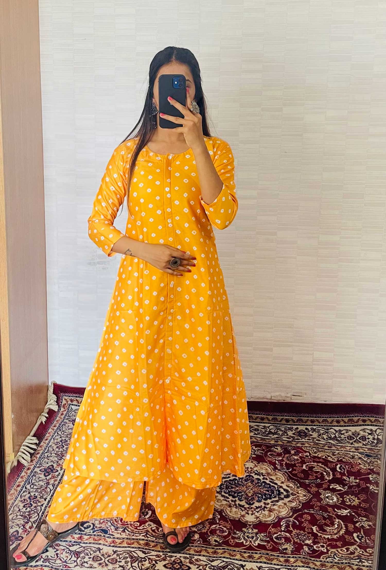 YELLOW KURTA SET