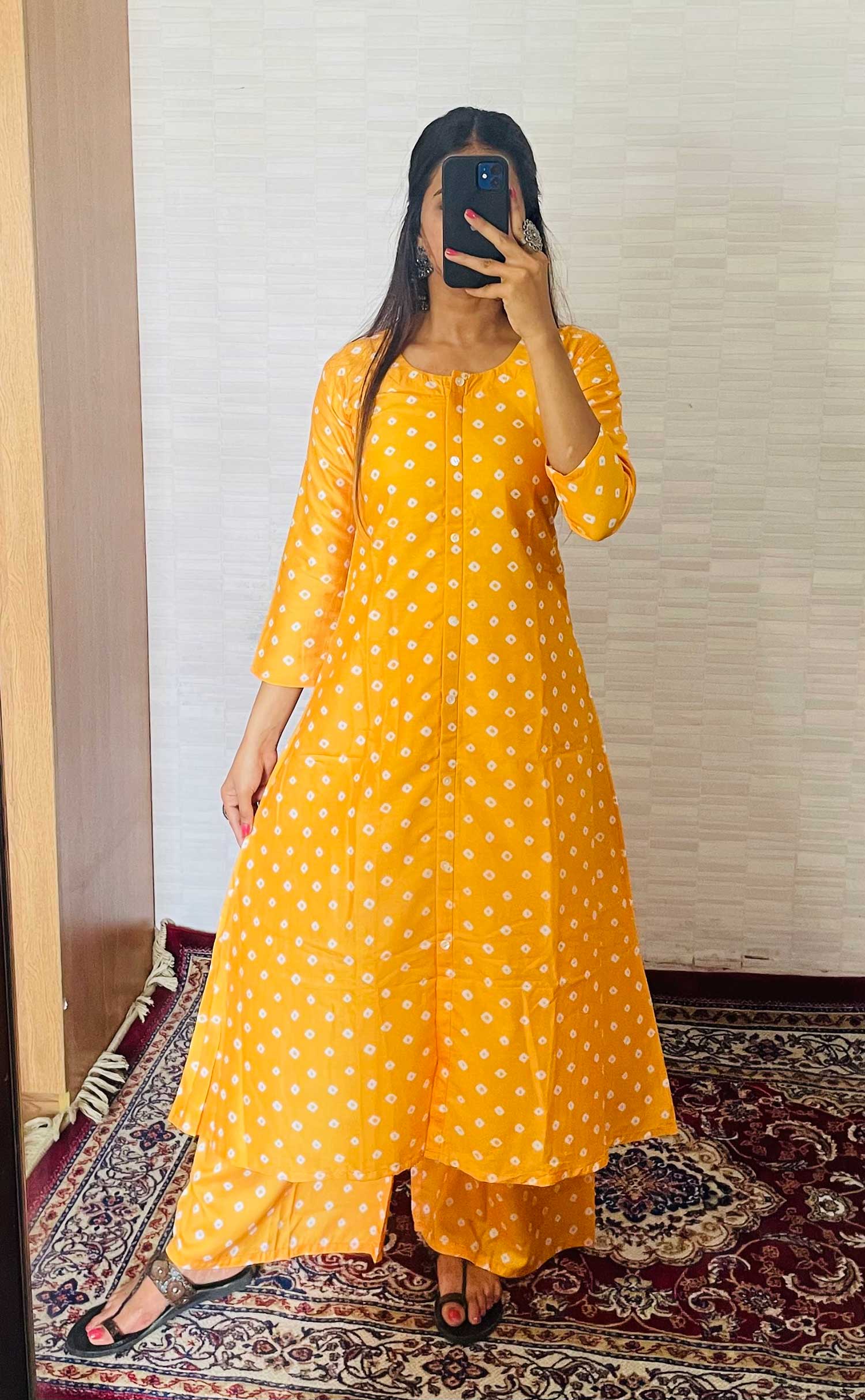 YELLOW KURTA SET