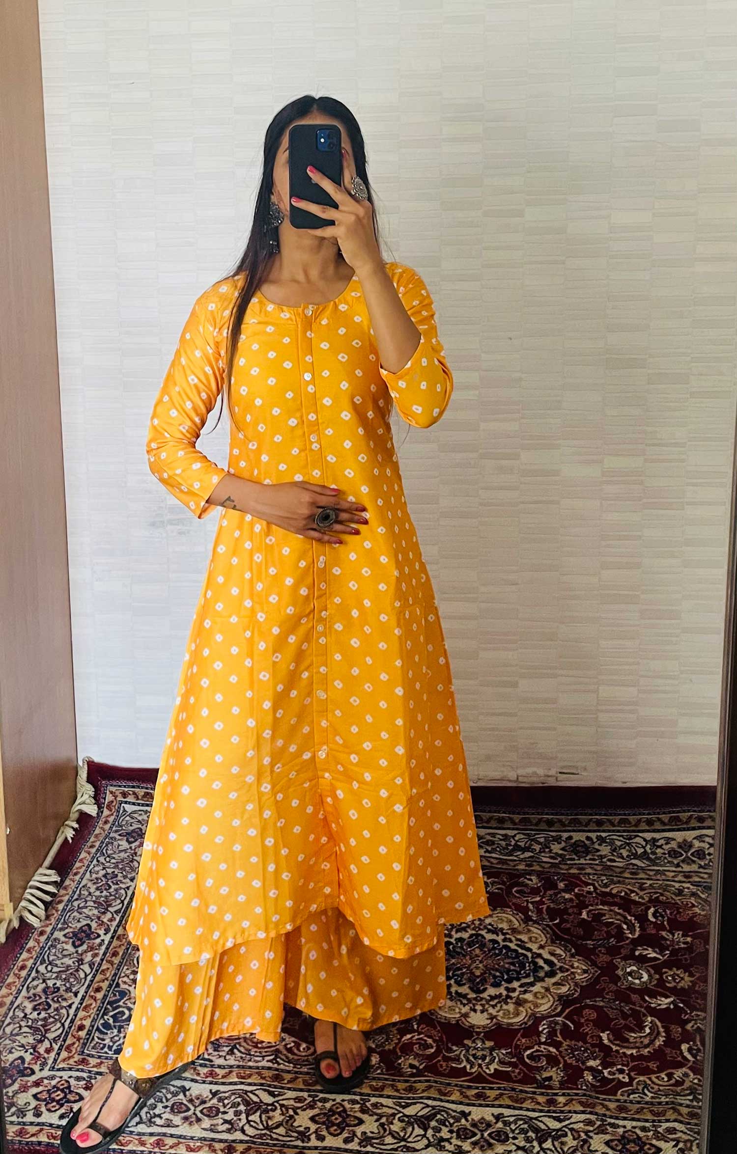 YELLOW KURTA SET