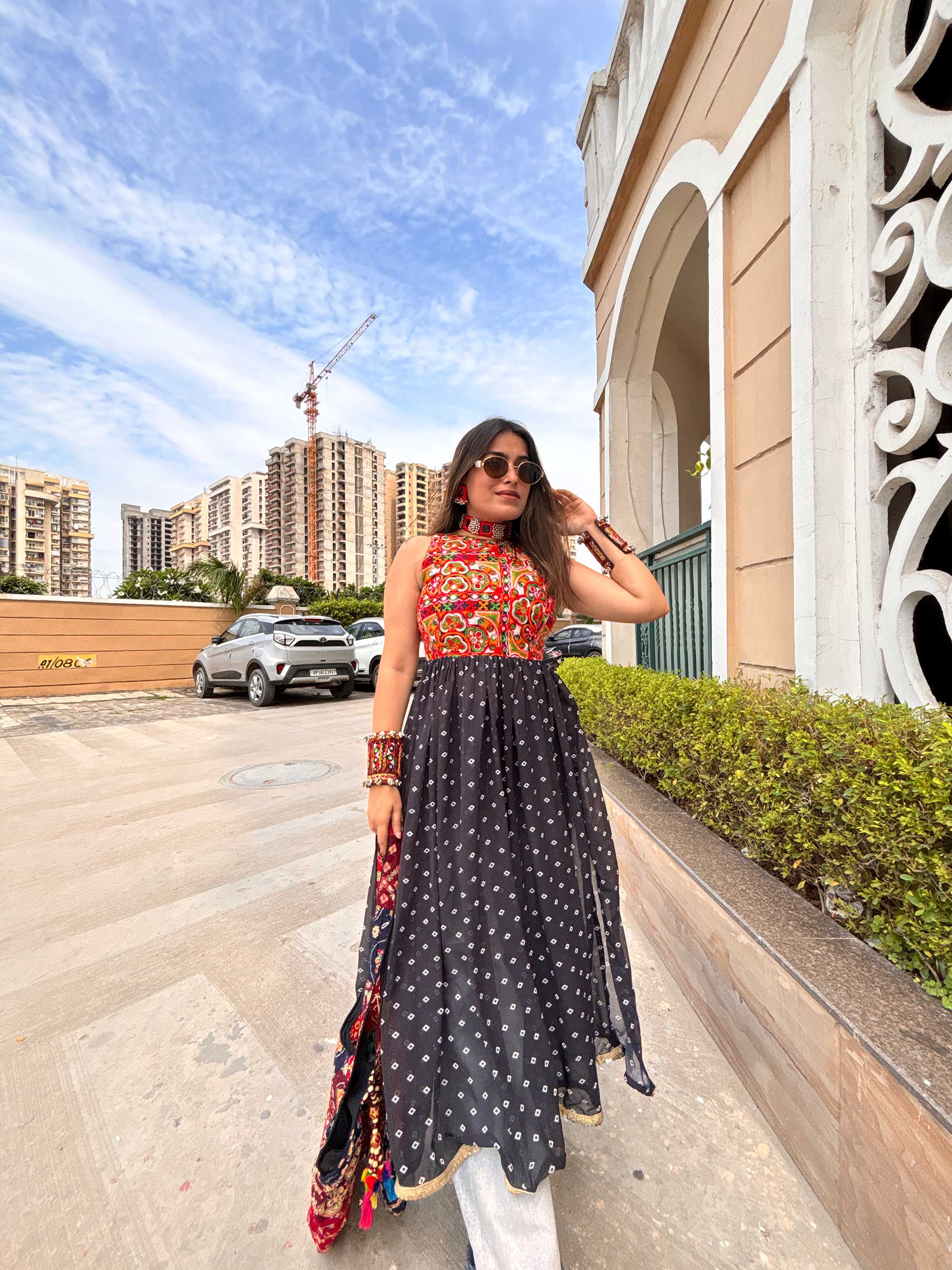 Navratri Special Kurti with Katchi Gamthi WORK