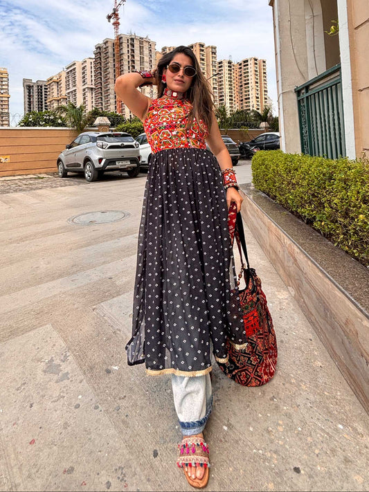 Navratri Special Kurti with Katchi Gamthi WORK