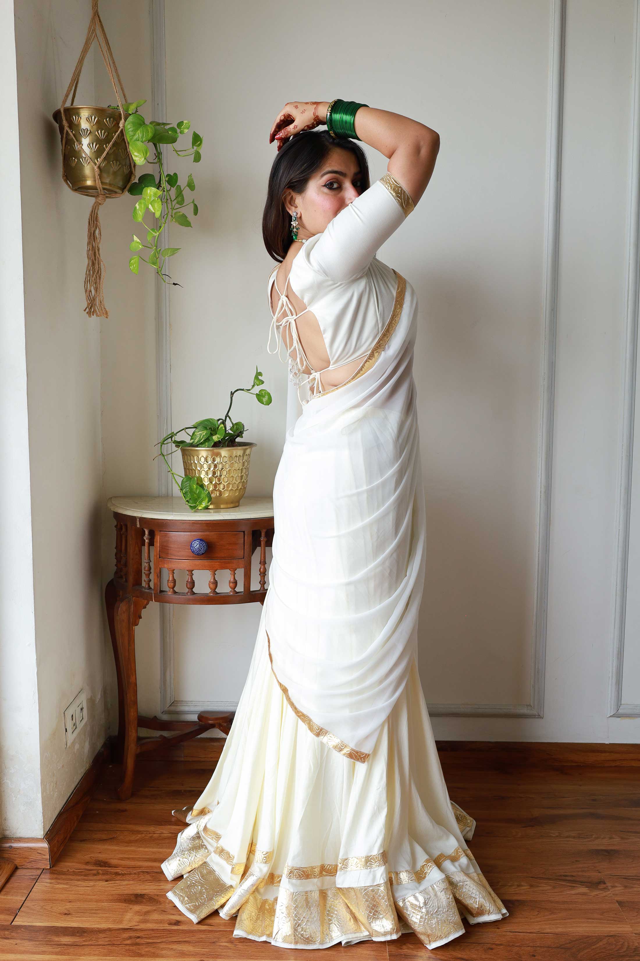 OFFWHITE LEHENGA CHOLI