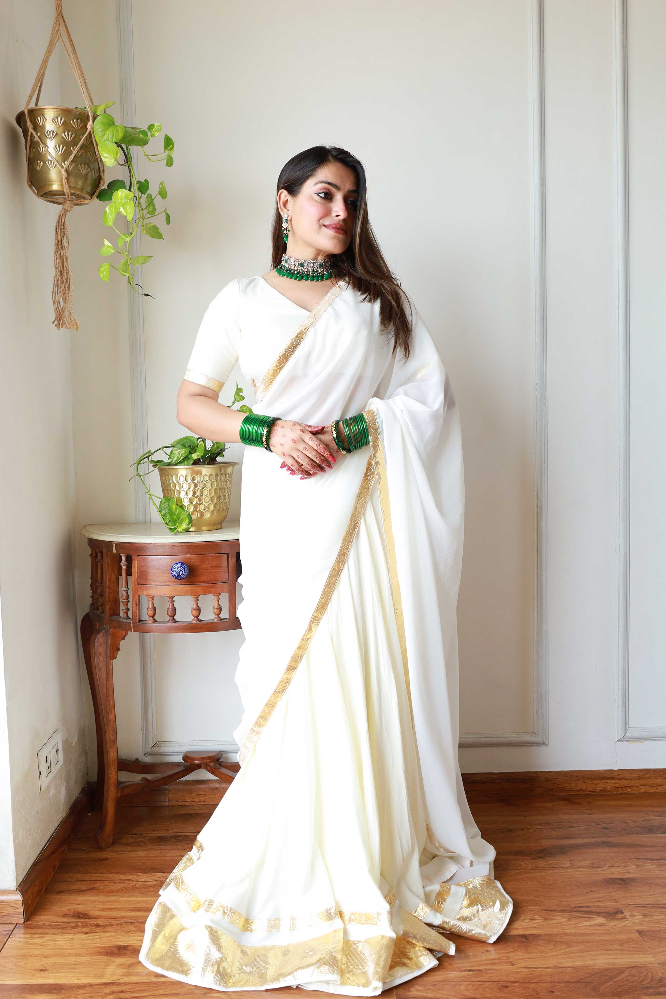 OFFWHITE LEHENGA CHOLI