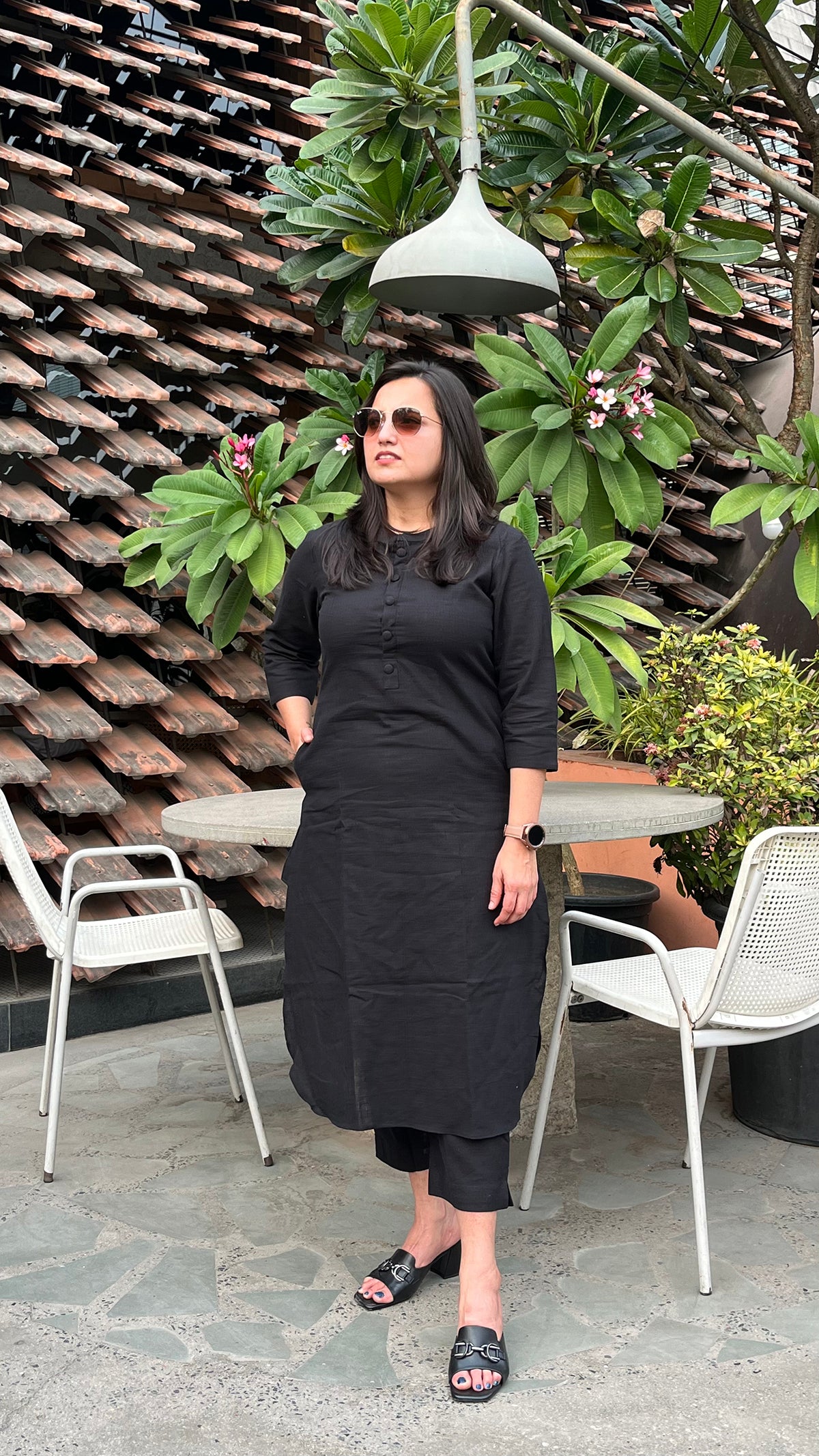 ZIYA BLACK COORED SET