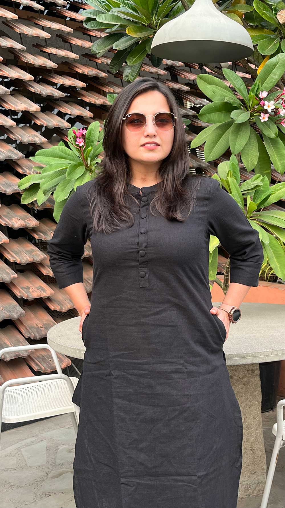 ZIYA BLACK COORED SET