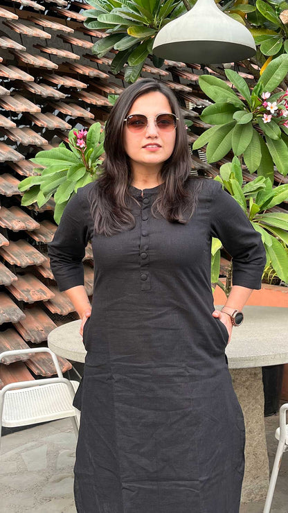 ZIYA BLACK COORED SET