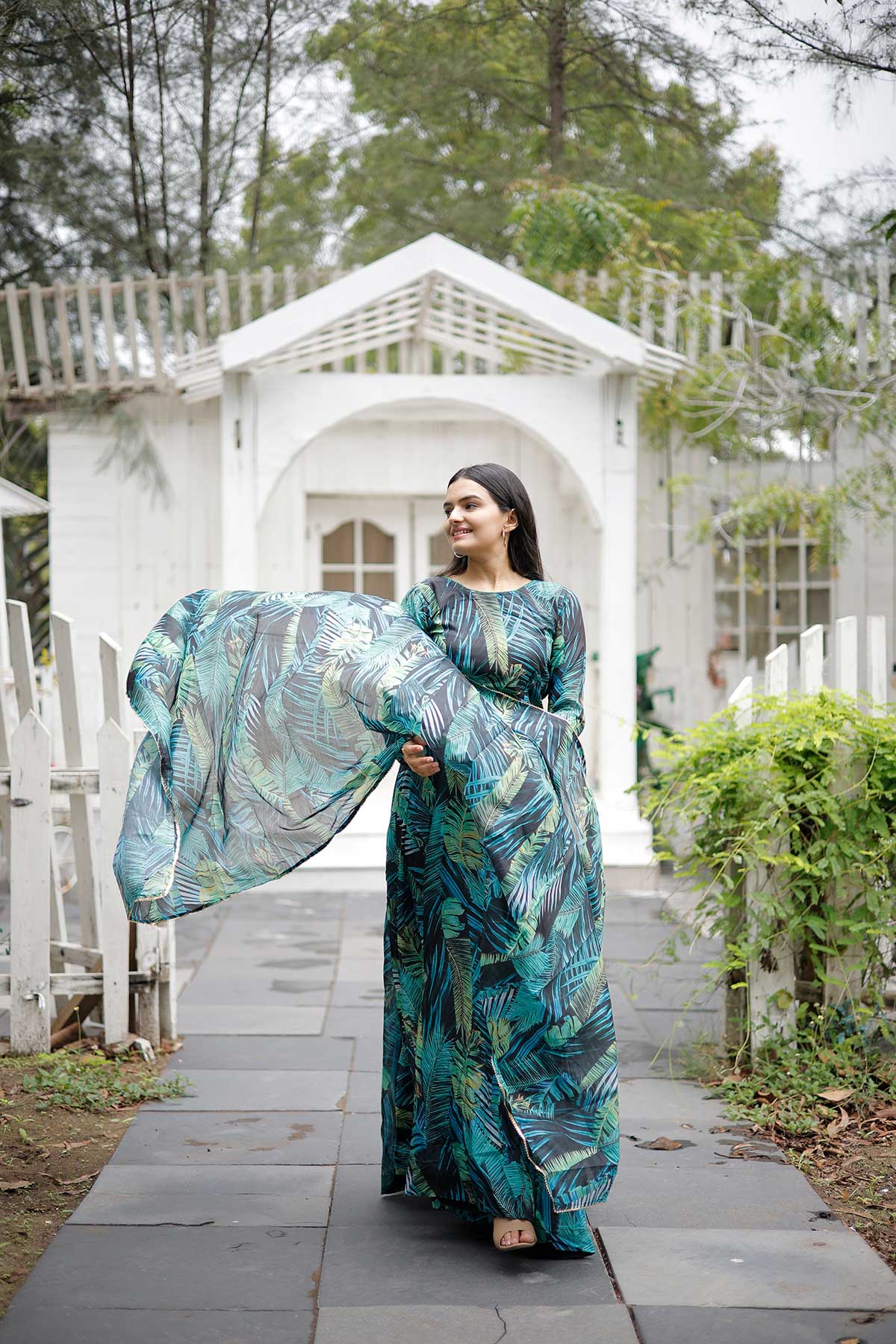 RHEA TABBY SILK MAXI SET