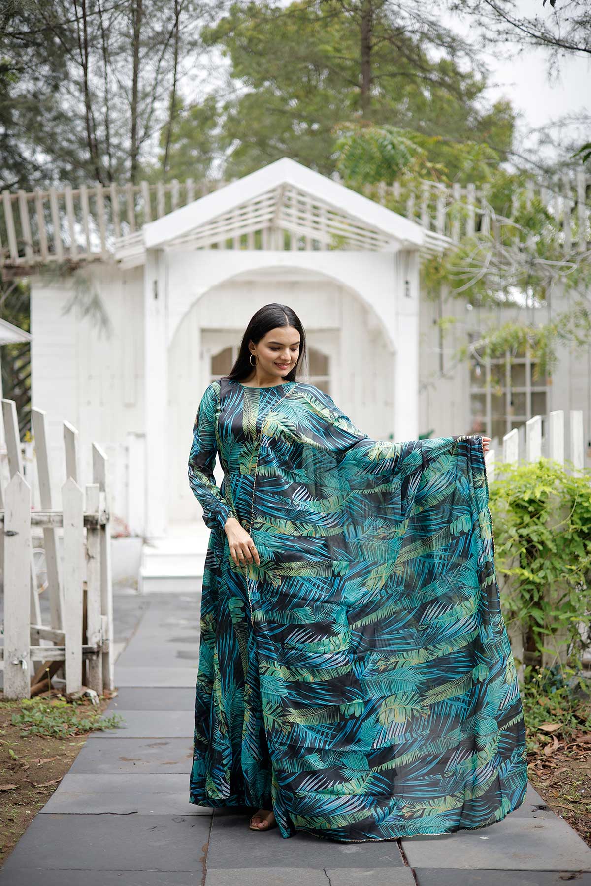 RHEA TABBY SILK MAXI SET