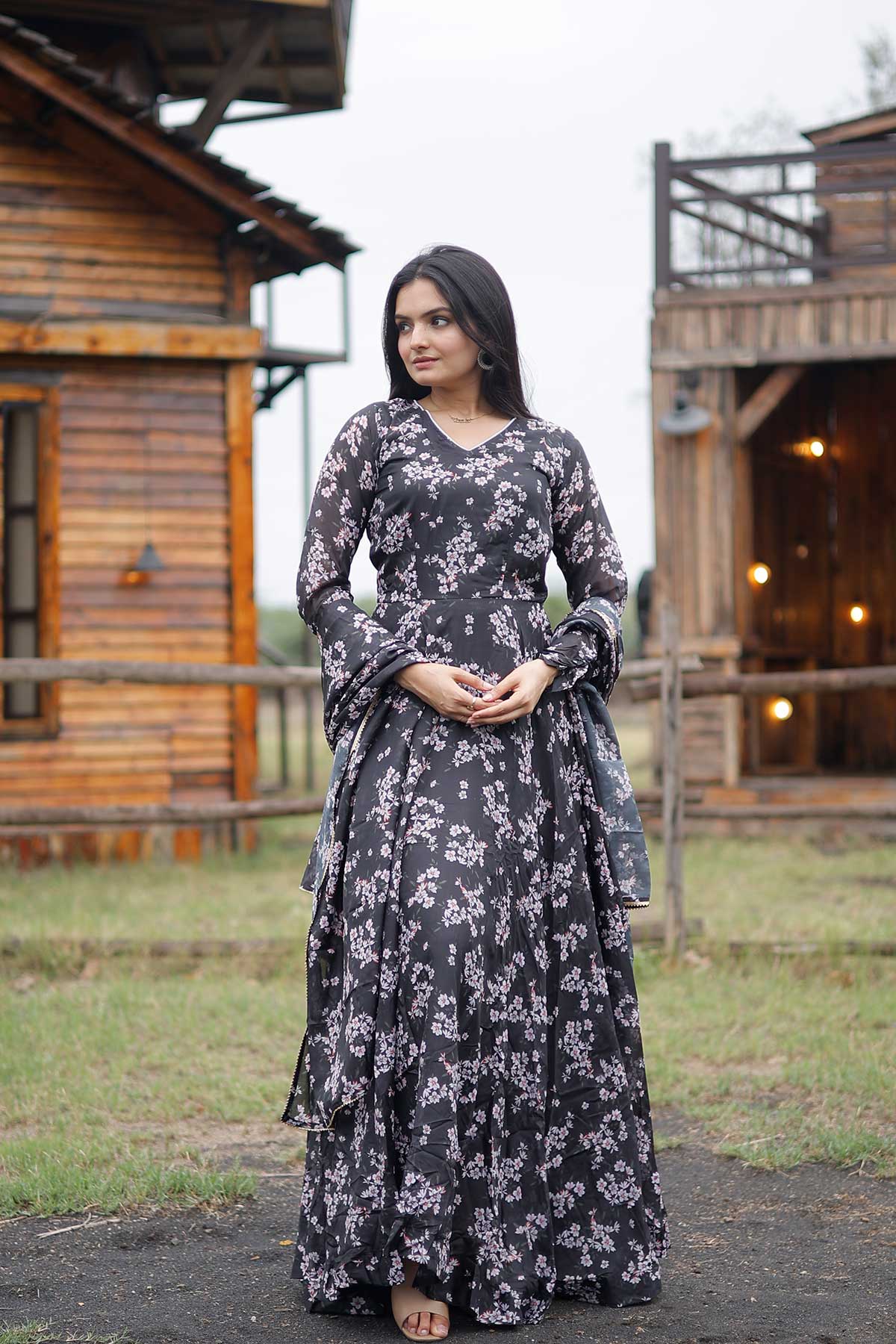 RHEA PRINTED MAXI SET