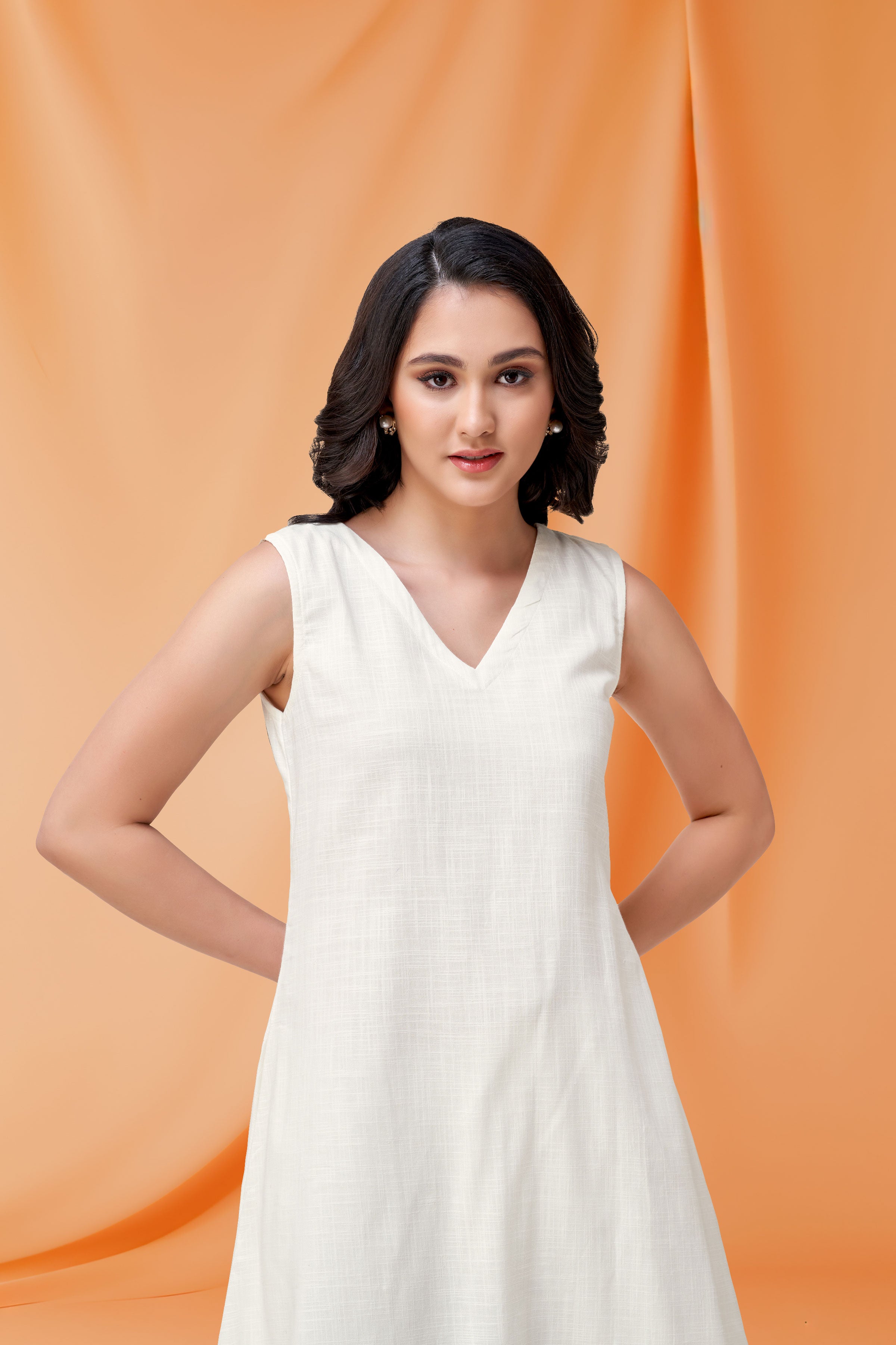 VEDA WHITE KURTA SET