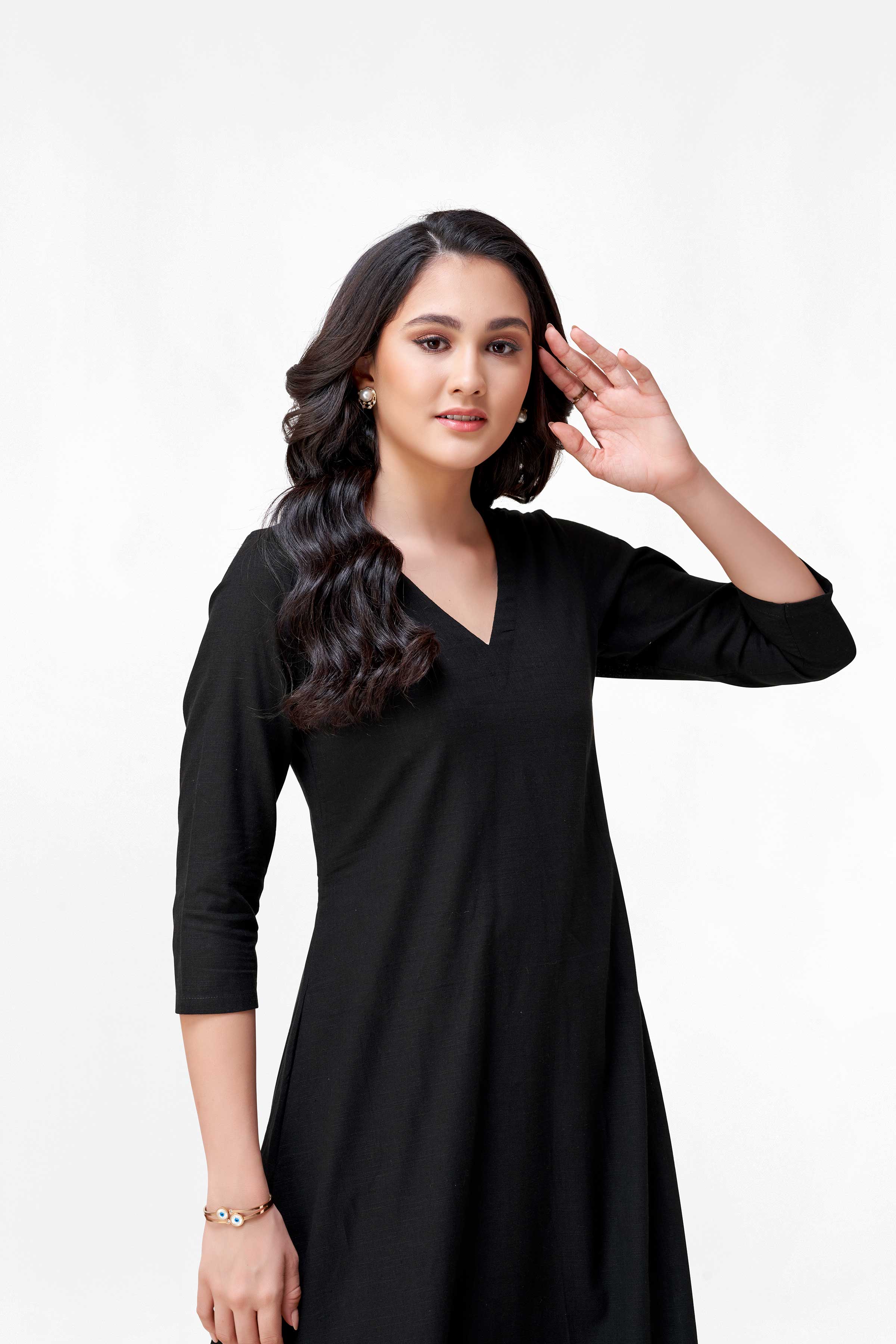 DIYA BLACK KURTA SET