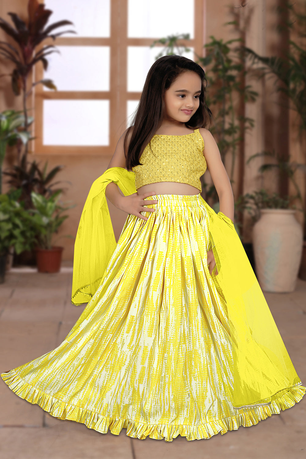 KAI EMBROIDERY KIDS LEHENGA CHOLI