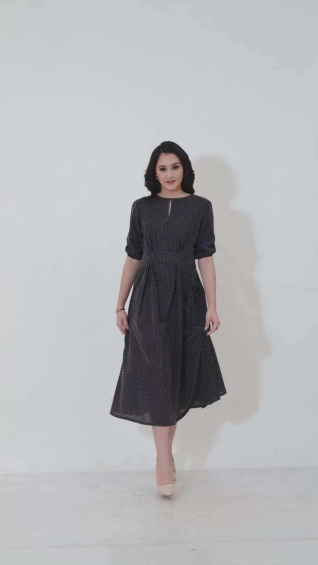 ORA BLACK & GREY DRESS