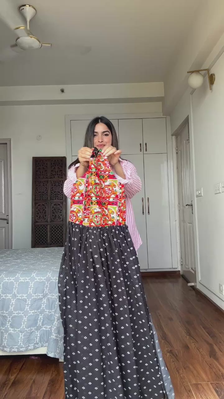 Navratri Special Kurti with Katchi Gamthi WORK