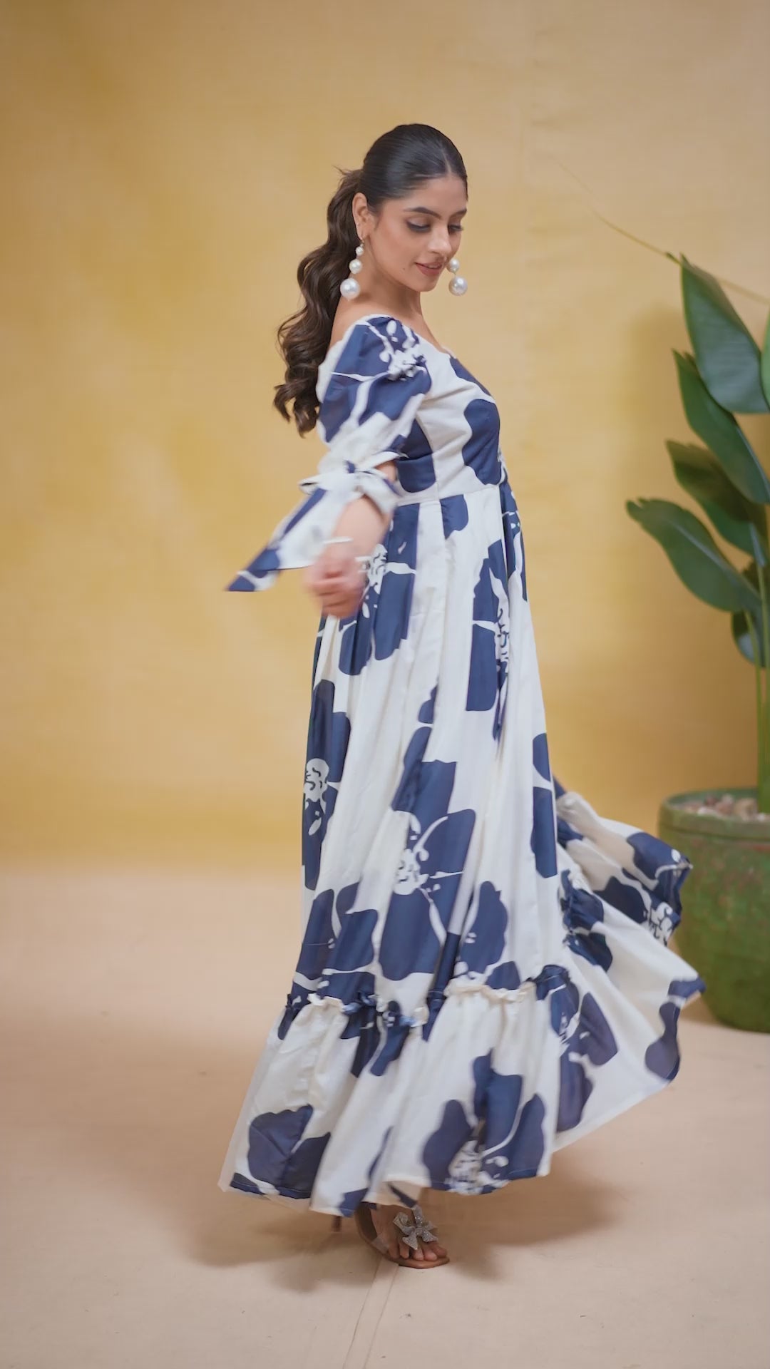 Rozy Cotton Maxi Dress