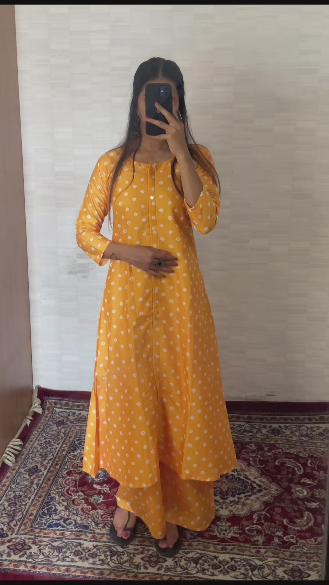 YELLOW KURTA SET